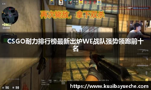 CSGO耐力排行榜最新出炉WE战队强势领跑前十名