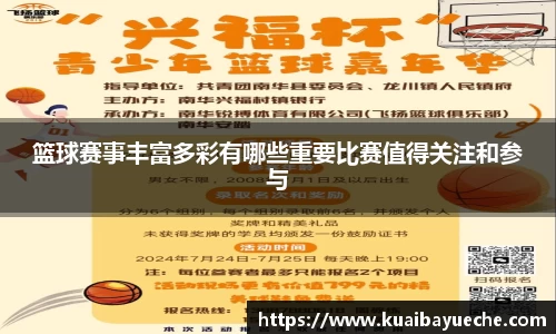篮球赛事丰富多彩有哪些重要比赛值得关注和参与