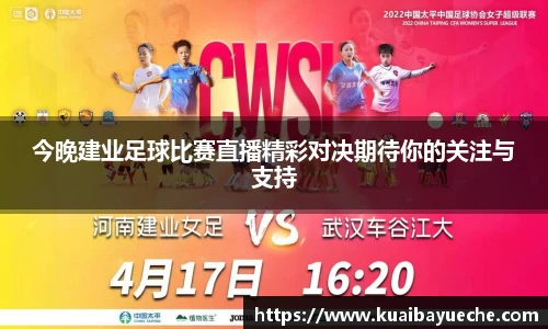 今晚建业足球比赛直播精彩对决期待你的关注与支持