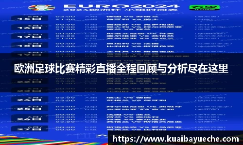 欧洲足球比赛精彩直播全程回顾与分析尽在这里
