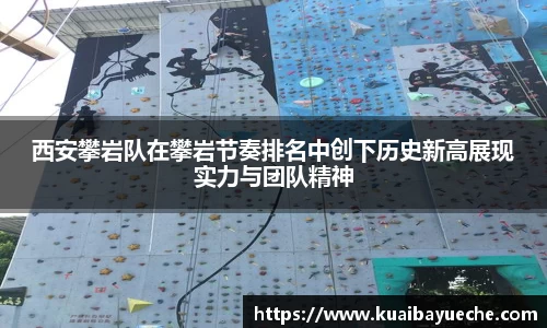 西安攀岩队在攀岩节奏排名中创下历史新高展现实力与团队精神